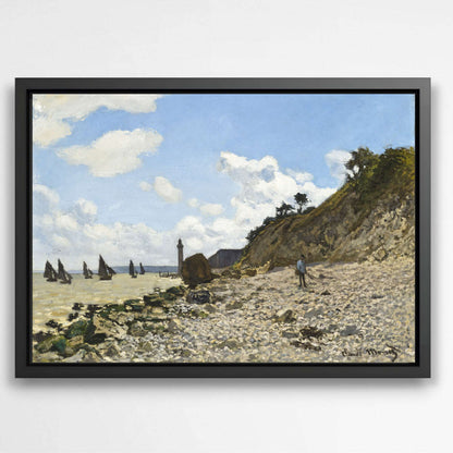 The Beach at Honfleur by Claude Monet | Claude Monet Wall Art Prints - The Canvas Hive