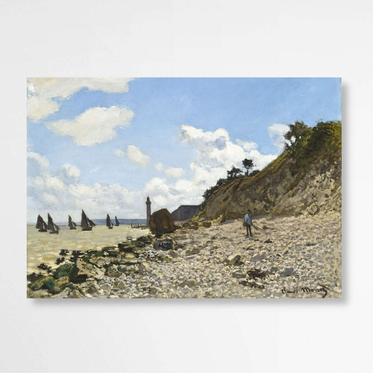 The Beach at Honfleur by Claude Monet | Claude Monet Wall Art Prints - The Canvas Hive