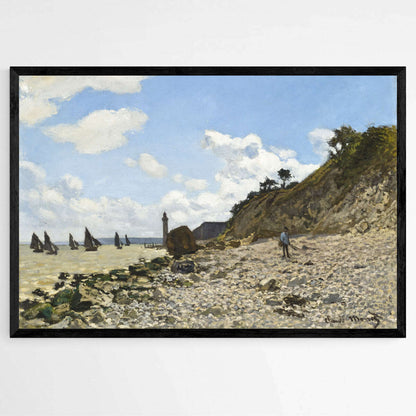 The Beach at Honfleur by Claude Monet | Claude Monet Wall Art Prints - The Canvas Hive