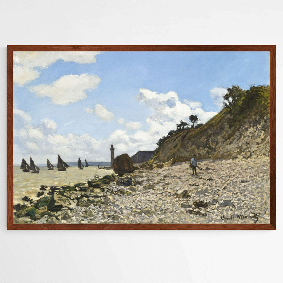 The Beach at Honfleur by Claude Monet | Claude Monet Wall Art Prints - The Canvas Hive