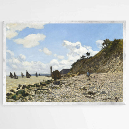 The Beach at Honfleur by Claude Monet | Claude Monet Wall Art Prints - The Canvas Hive