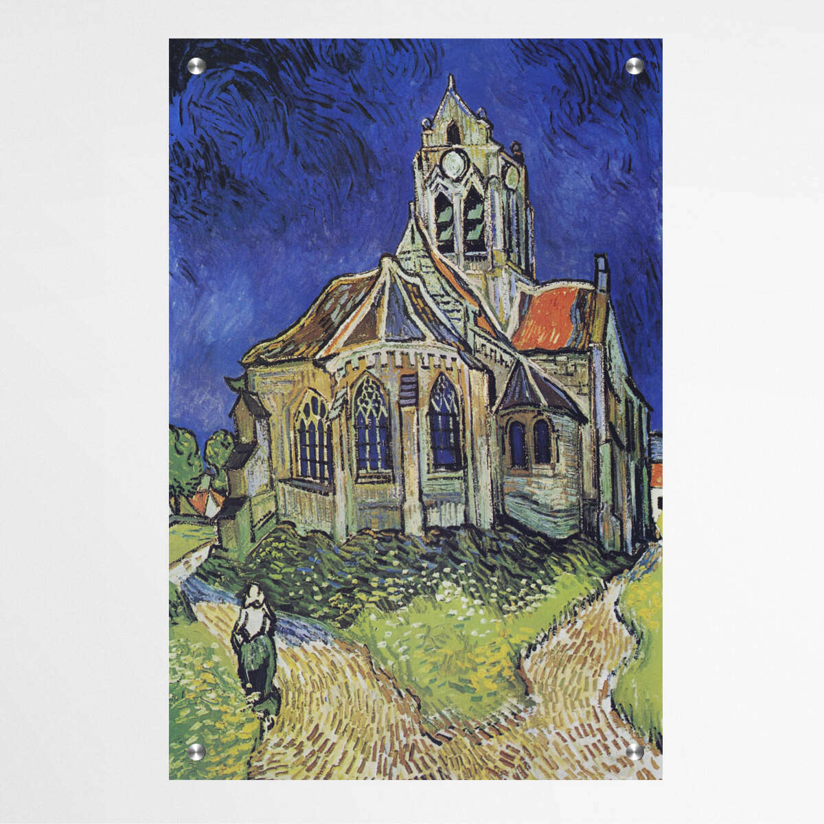 The Church at Auvers by Vincent Van Gogh | Vincent Van Gogh Wall Art Prints - The Canvas Hive
