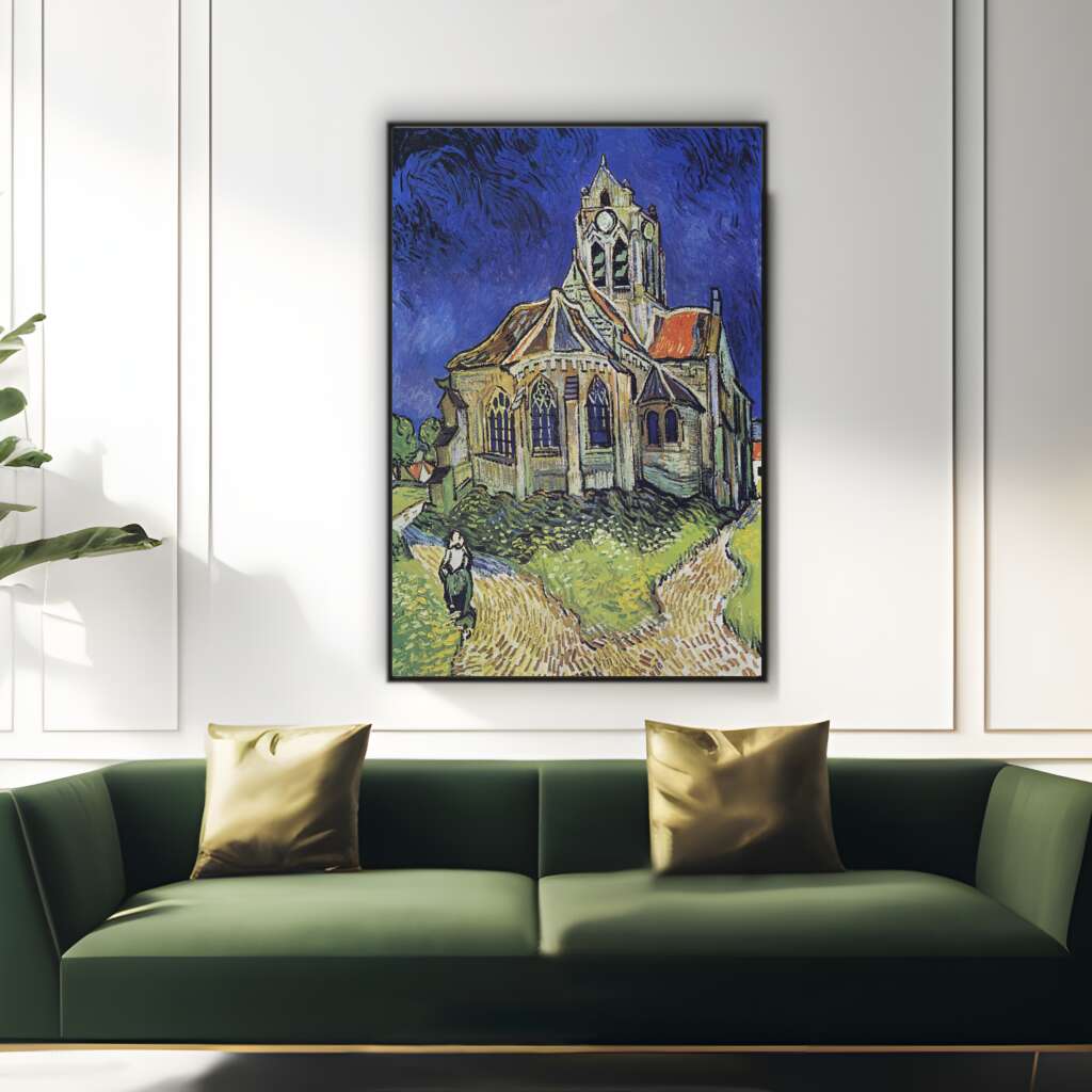 The Church at Auvers by Vincent Van Gogh | Vincent Van Gogh Wall Art Prints - The Canvas Hive