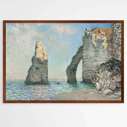 The Cliffs at Etretat by Claude Monet | Claude Monet Wall Art Prints - The Canvas Hive