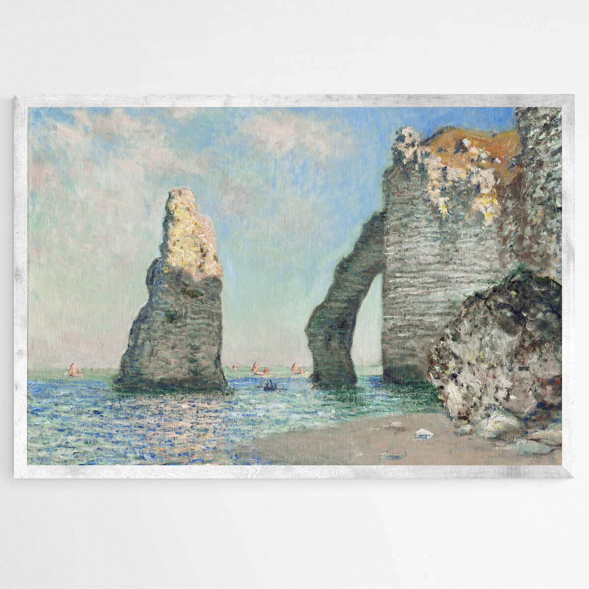 The Cliffs at Etretat by Claude Monet | Claude Monet Wall Art Prints - The Canvas Hive