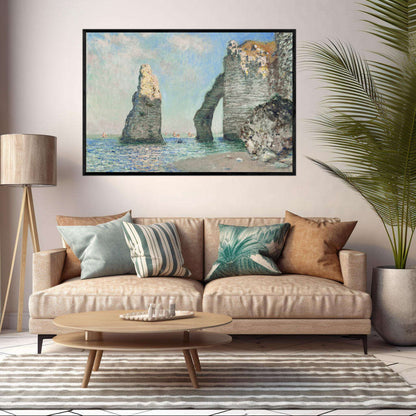 The Cliffs at Etretat by Claude Monet | Claude Monet Wall Art Prints - The Canvas Hive