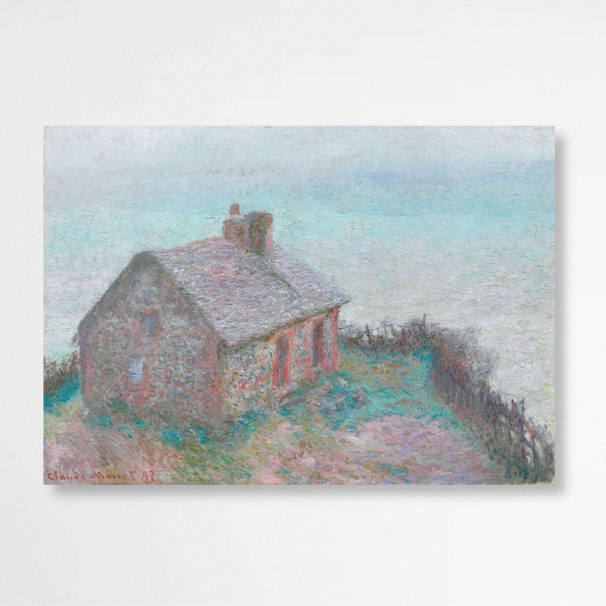 The Customs House at Varengeville by Claude Monet | Claude Monet Wall Art Prints - The Canvas Hive