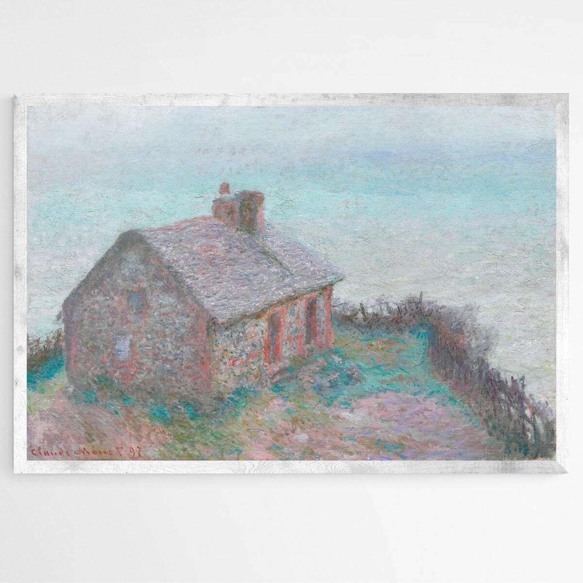 The Customs House at Varengeville by Claude Monet | Claude Monet Wall Art Prints - The Canvas Hive