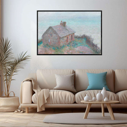 The Customs House at Varengeville by Claude Monet | Claude Monet Wall Art Prints - The Canvas Hive