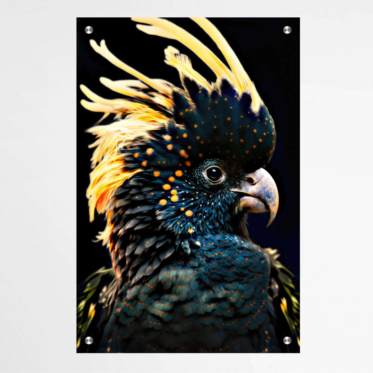 The Enigmatic Black Cockatoo | Animals Wall Art Prints - The Canvas Hive