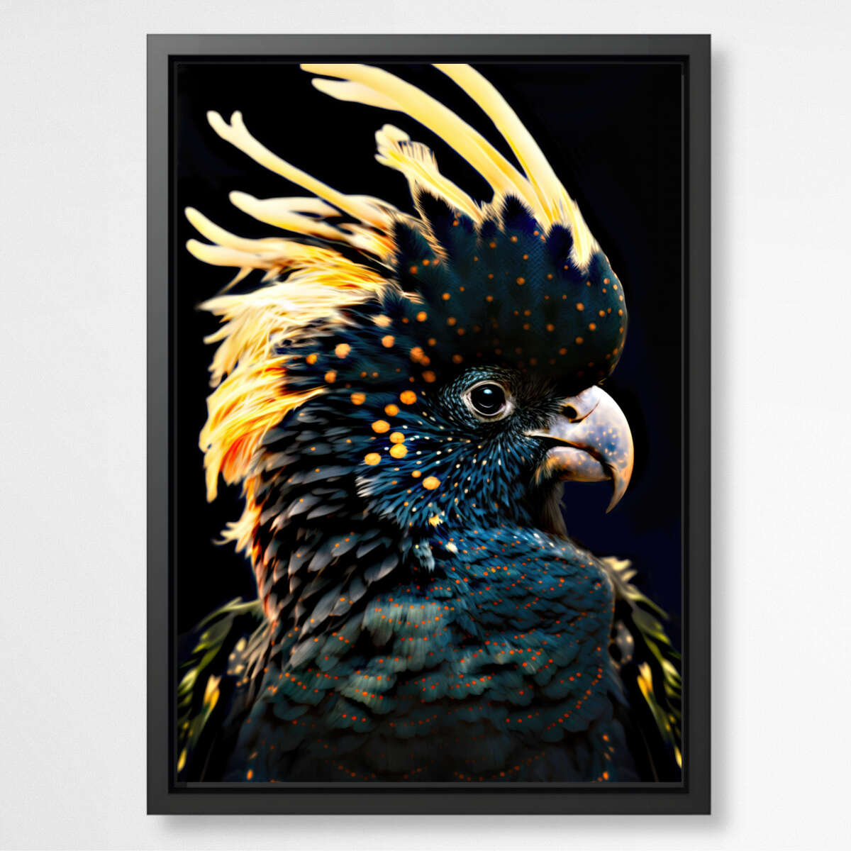 The Enigmatic Black Cockatoo | Animals Wall Art Prints - The Canvas Hive