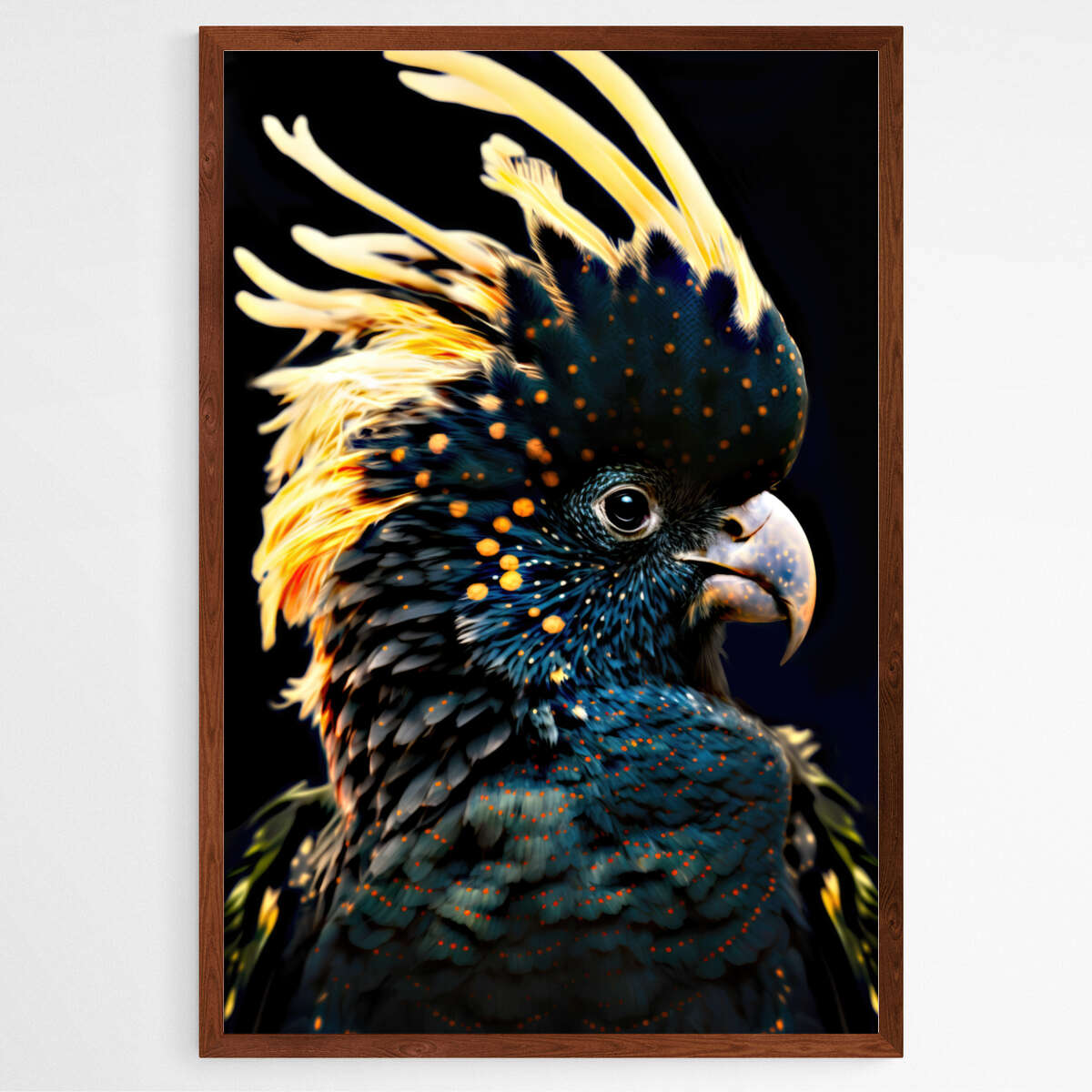 The Enigmatic Black Cockatoo | Animals Wall Art Prints - The Canvas Hive