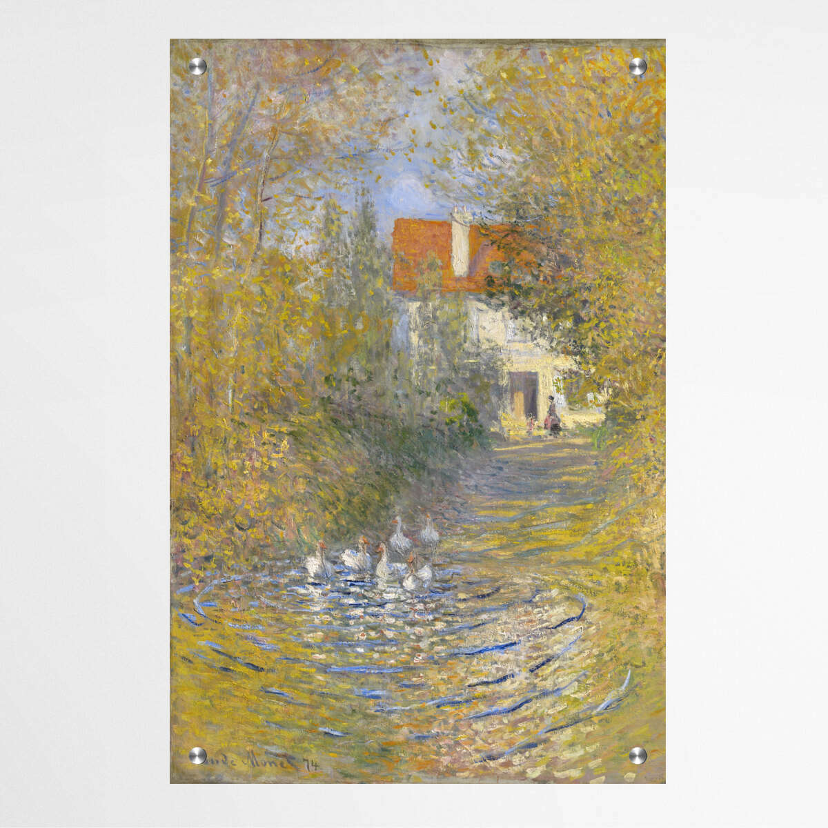 The Geese by Claude Monet | Claude Monet Wall Art Prints - The Canvas Hive