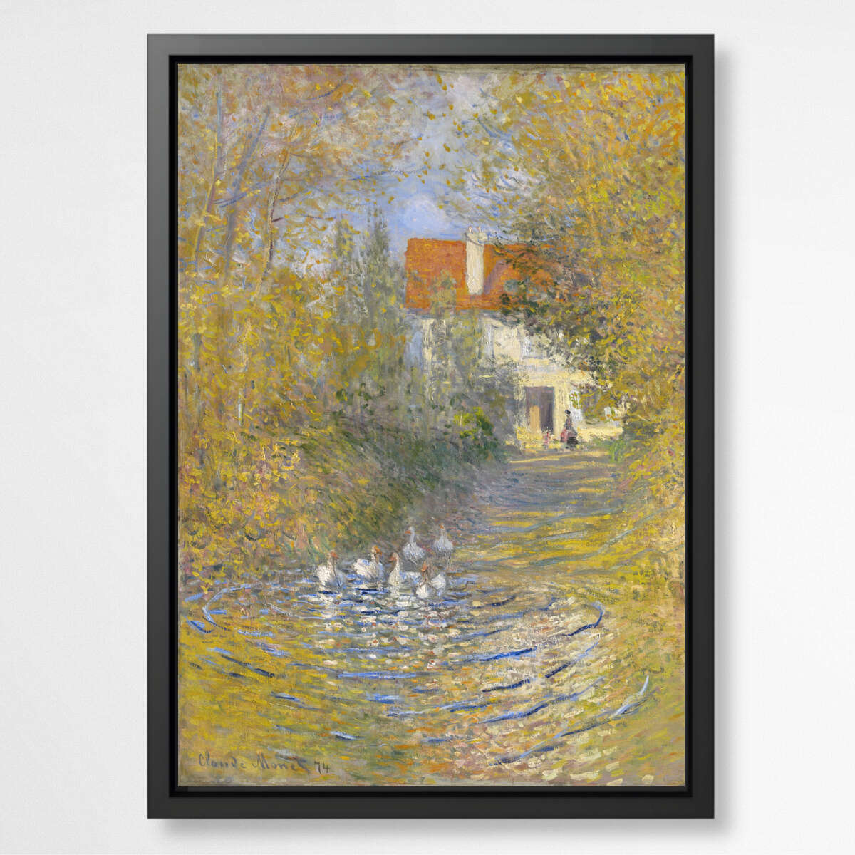 The Geese by Claude Monet | Claude Monet Wall Art Prints - The Canvas Hive