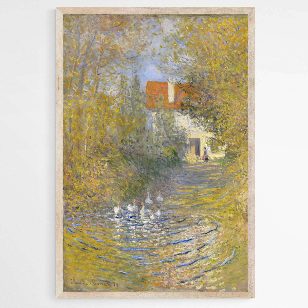 The Geese by Claude Monet | Claude Monet Wall Art Prints - The Canvas Hive