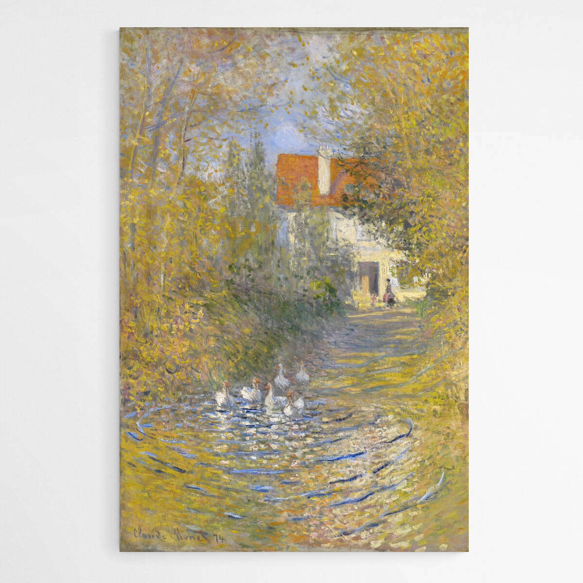 The Geese by Claude Monet | Claude Monet Wall Art Prints - The Canvas Hive