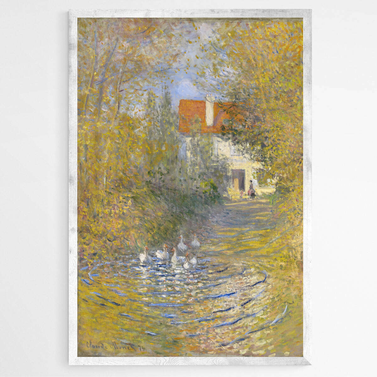 The Geese by Claude Monet | Claude Monet Wall Art Prints - The Canvas Hive