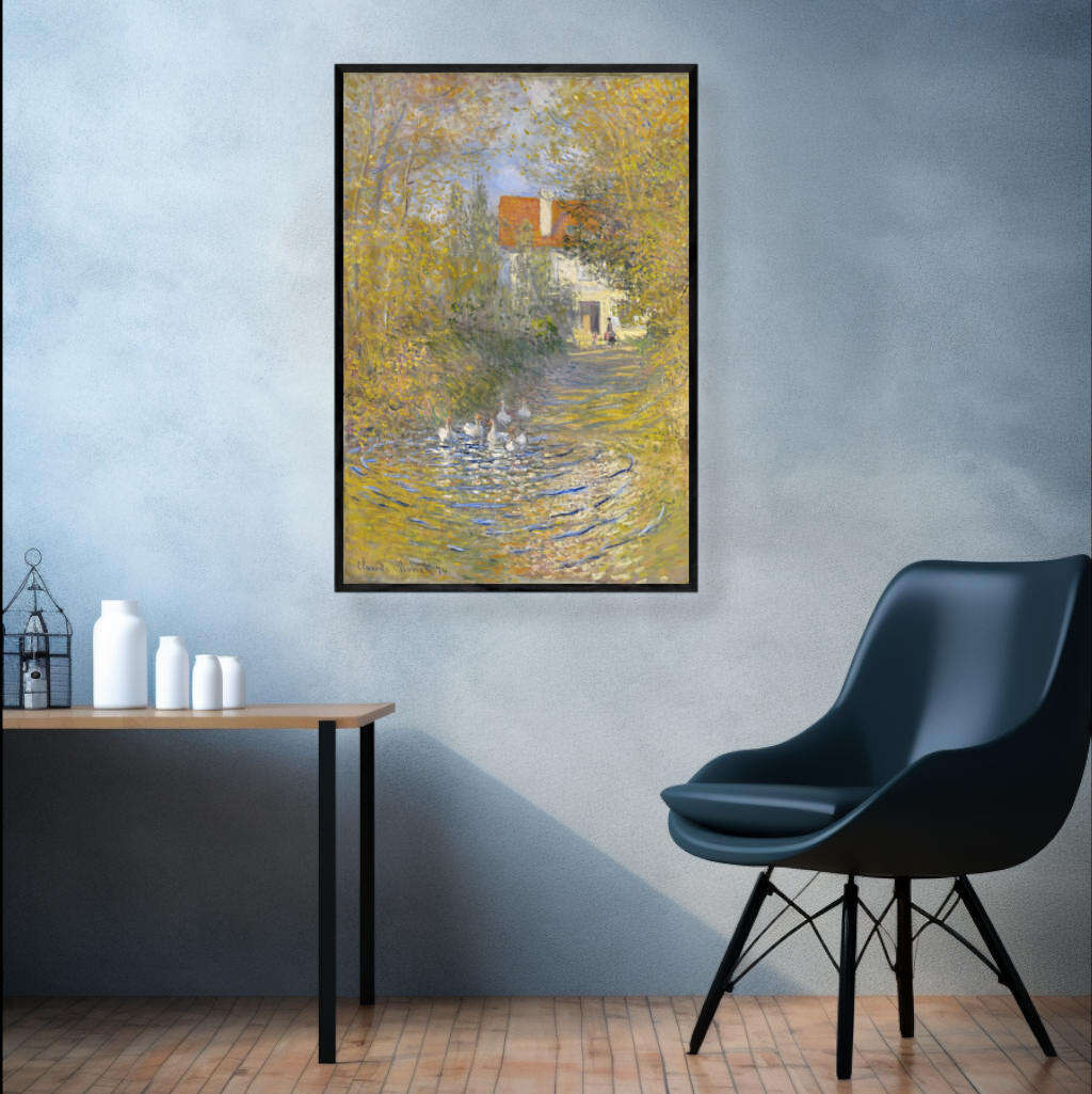 The Geese by Claude Monet | Claude Monet Wall Art Prints - The Canvas Hive