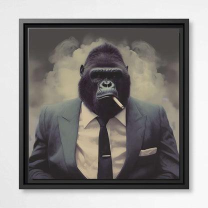 The Gorilla Silverback Suit | Animals Wall Art Prints - The Canvas Hive