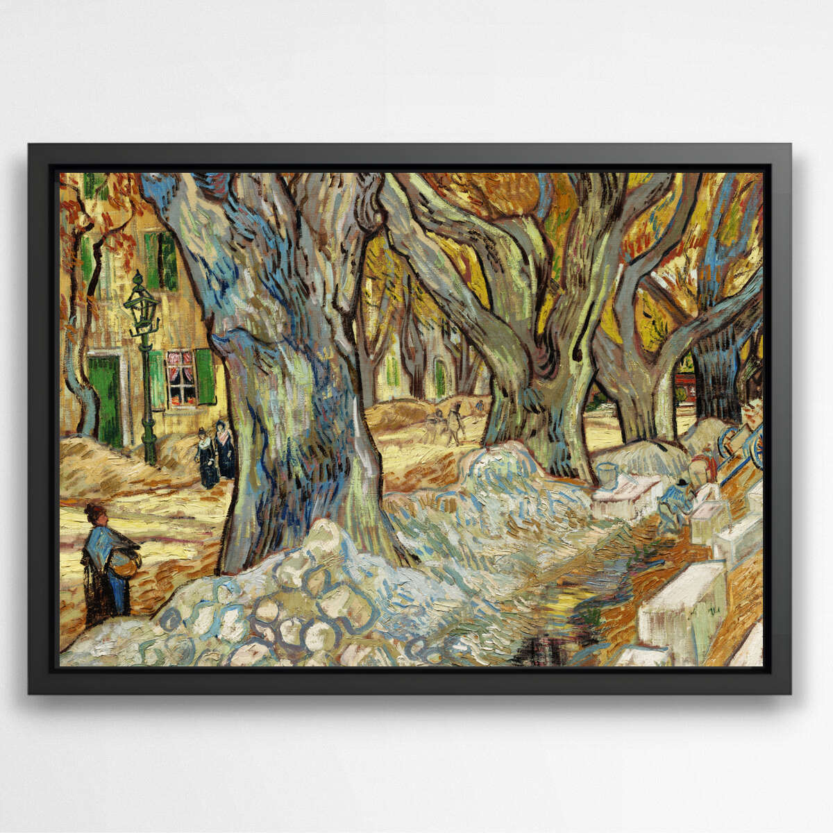 The Large Plane Trees by Vincent Van Gogh | Vincent Van Gogh Wall Art Prints - The Canvas Hive