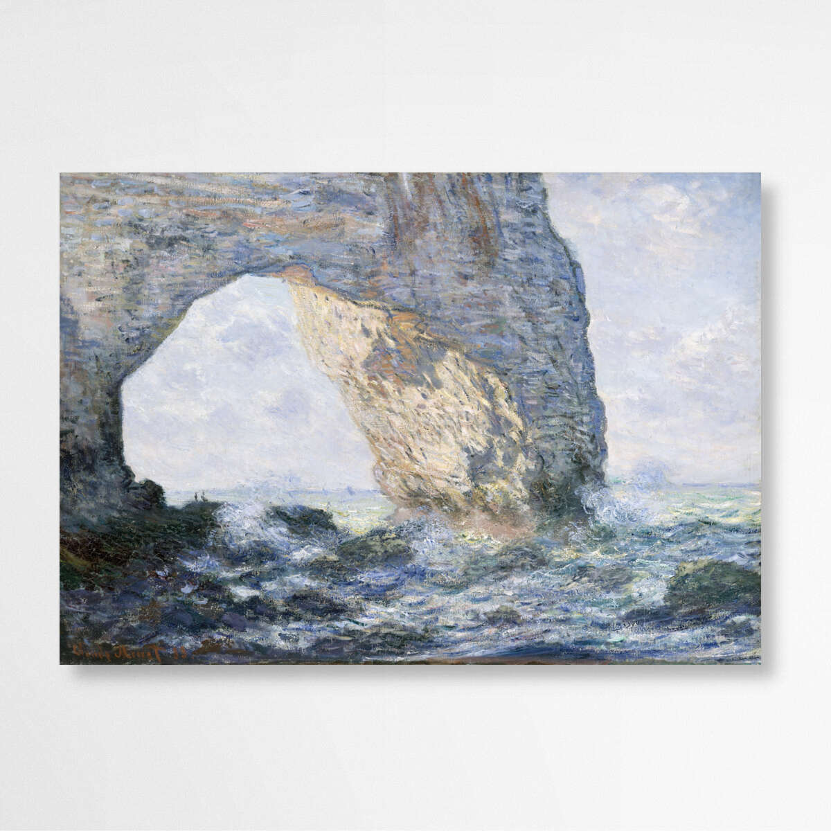 The Manneporte by Claude Monet | Claude Monet Wall Art Prints - The Canvas Hive