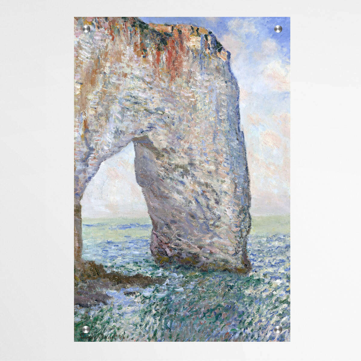 The Manneporte near Etretat (1886) by Claude Monet | Claude Monet Wall Art Prints - The Canvas Hive