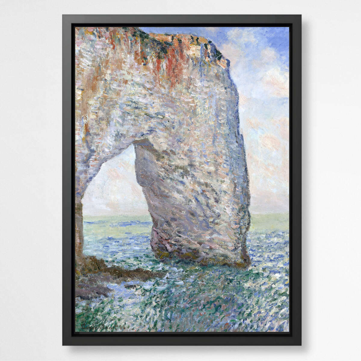 The Manneporte near Etretat (1886) by Claude Monet | Claude Monet Wall Art Prints - The Canvas Hive