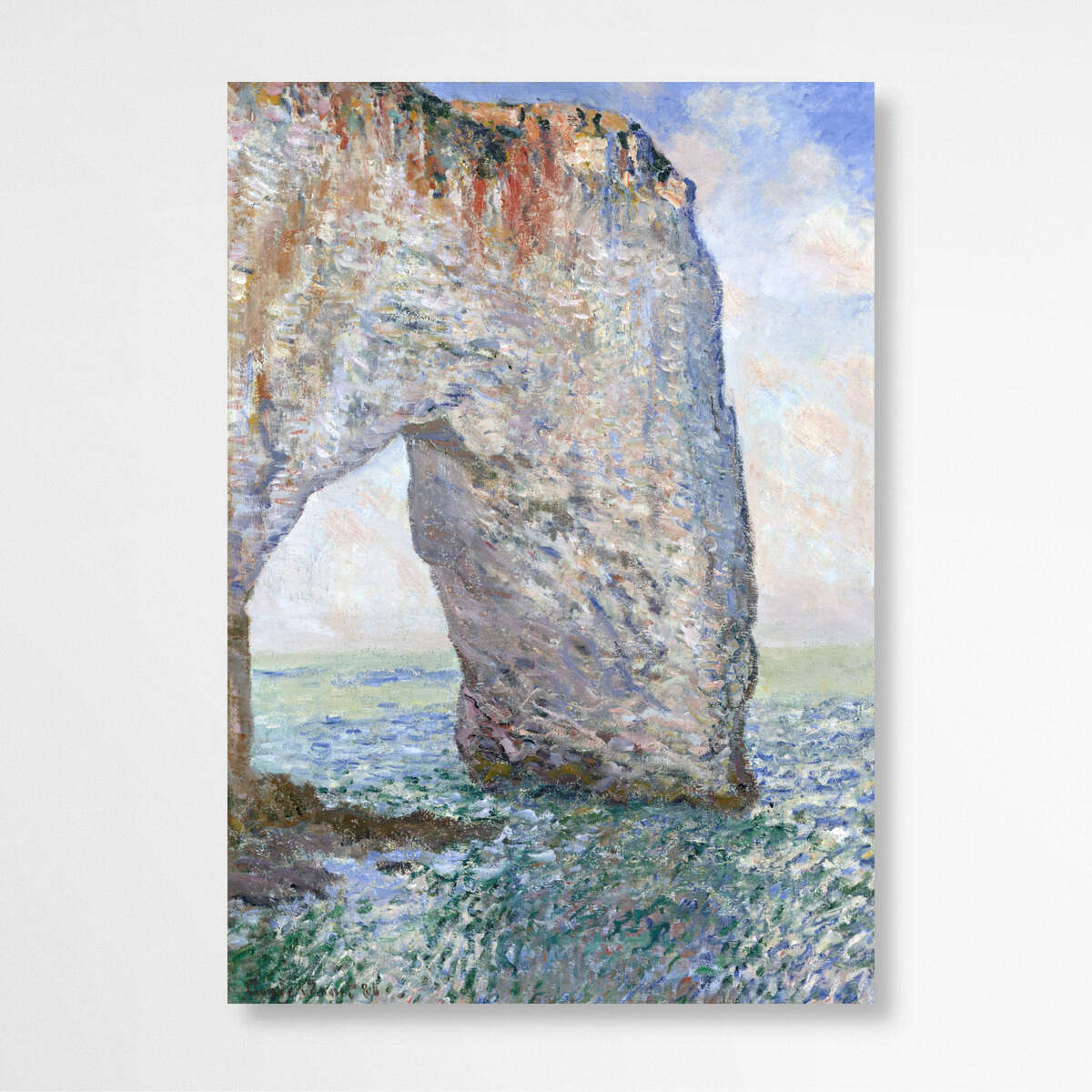 The Manneporte near Etretat (1886) by Claude Monet | Claude Monet Wall Art Prints - The Canvas Hive