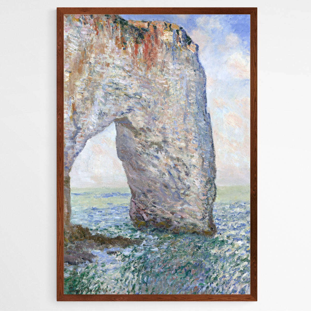 The Manneporte near Etretat (1886) by Claude Monet | Claude Monet Wall Art Prints - The Canvas Hive