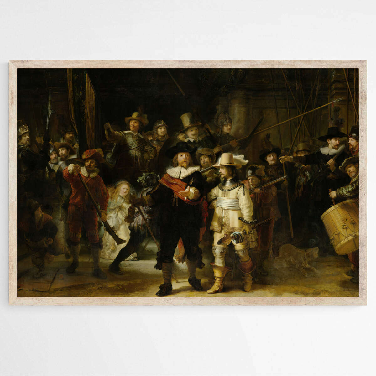 The Nightwatch by Rembrandt | Famous Paintings Wall Art Prints - The Canvas Hive