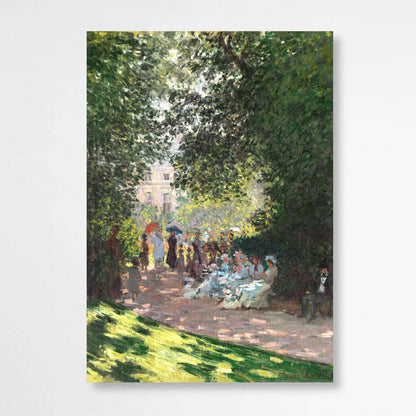 The Parc Monceau by Claude Monet | Claude Monet Wall Art Prints - The Canvas Hive