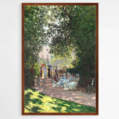 The Parc Monceau by Claude Monet | Claude Monet Wall Art Prints - The Canvas Hive