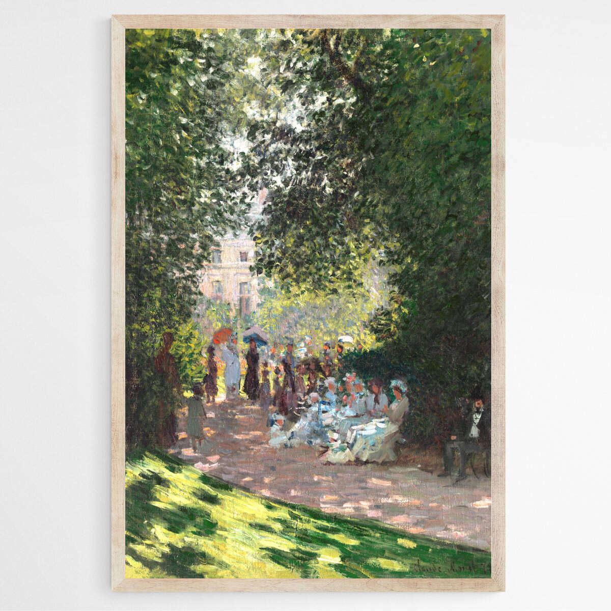 The Parc Monceau by Claude Monet | Claude Monet Wall Art Prints - The Canvas Hive