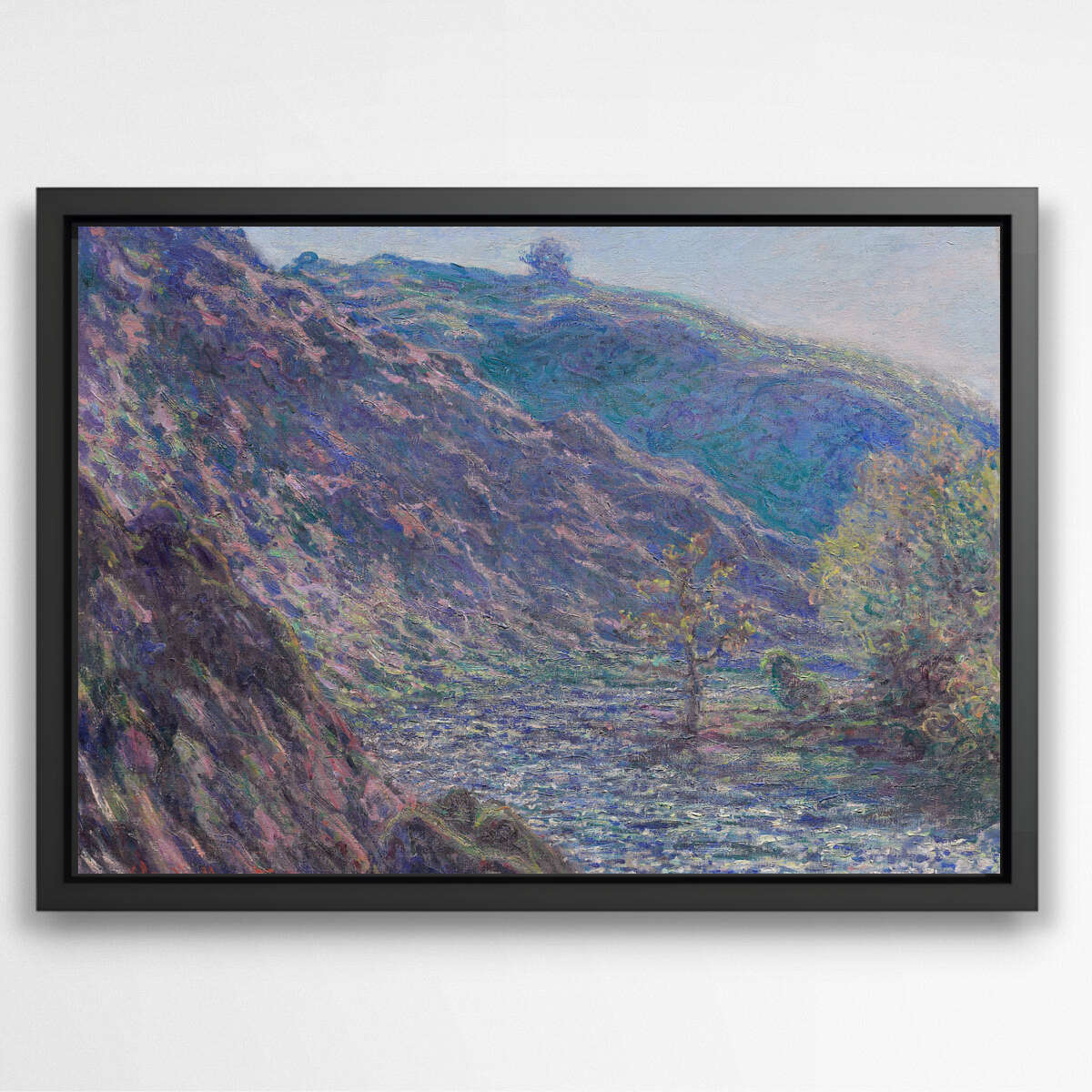 The Petite Creuse River by Claude Monet | Claude Monet Wall Art Prints - The Canvas Hive