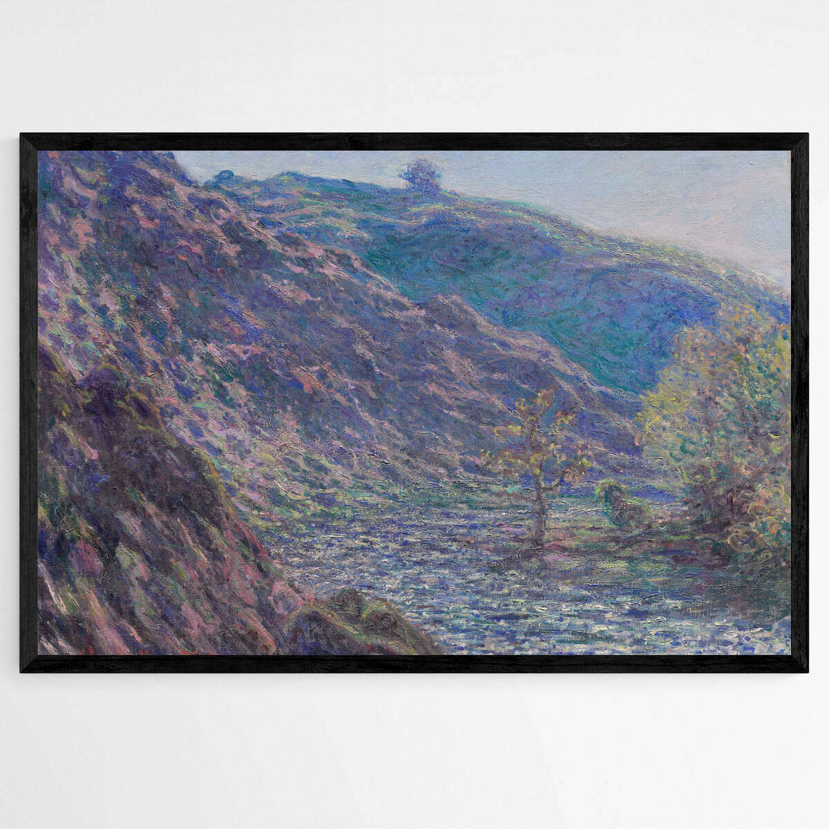 The Petite Creuse River by Claude Monet | Claude Monet Wall Art Prints - The Canvas Hive