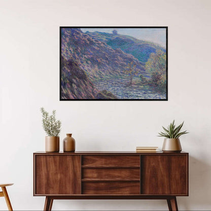 The Petite Creuse River by Claude Monet | Claude Monet Wall Art Prints - The Canvas Hive