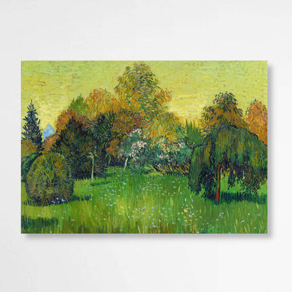 The Poet's Garden by Vincent Van Gogh | Vincent Van Gogh Wall Art Prints - The Canvas Hive