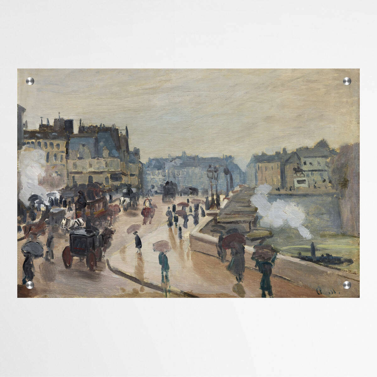 The Pont Neuf by Claude Monet | Claude Monet Wall Art Prints - The Canvas Hive