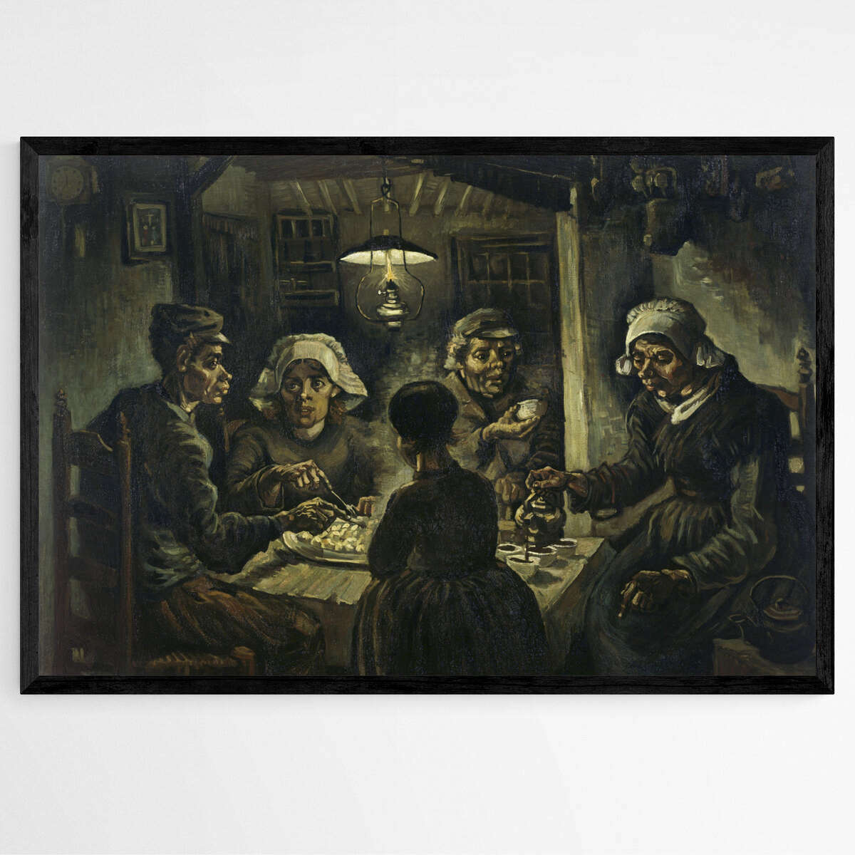 The Potato Eaters by Vincent Van Gogh | Vincent Van Gogh Wall Art Prints - The Canvas Hive