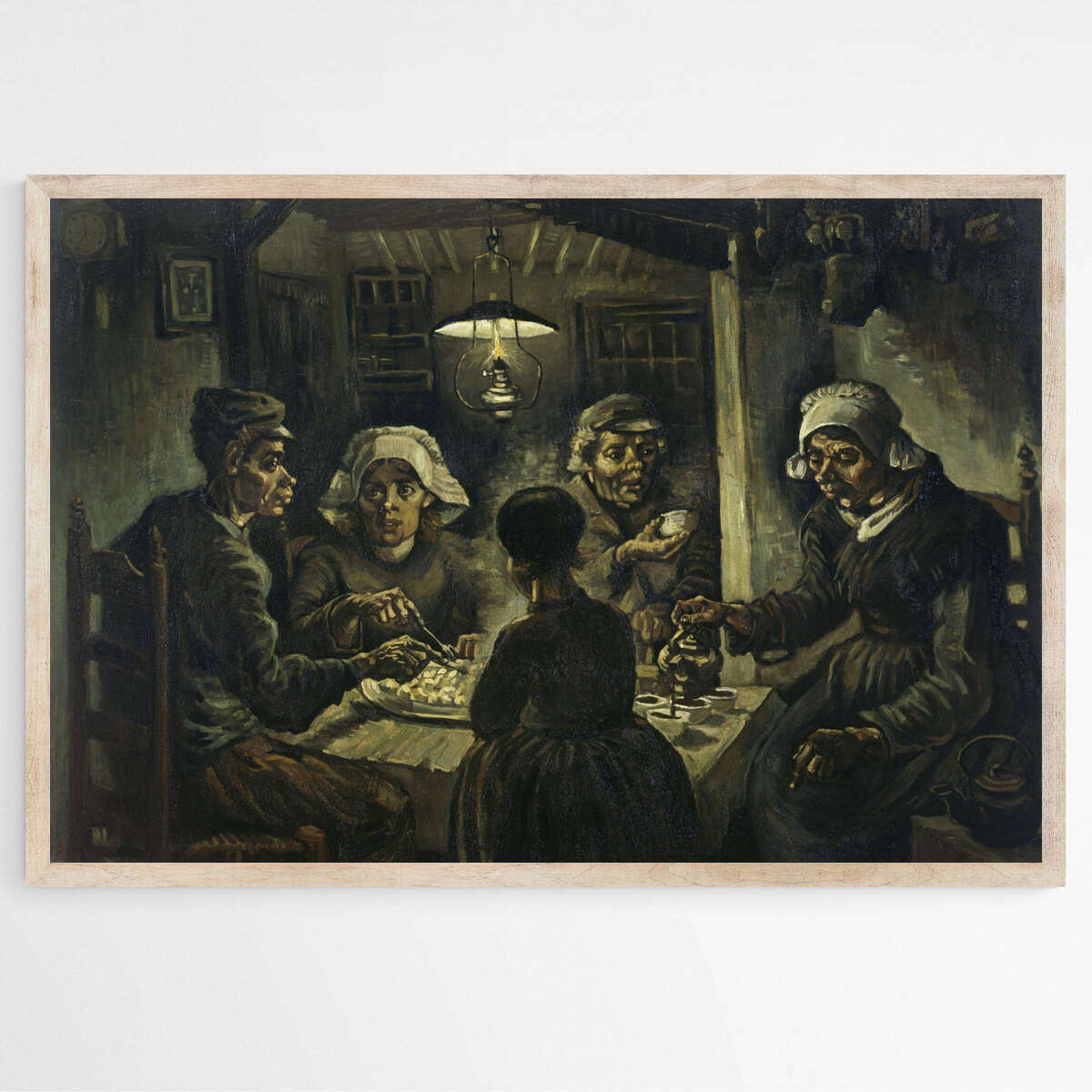 The Potato Eaters by Vincent Van Gogh | Vincent Van Gogh Wall Art Prints - The Canvas Hive