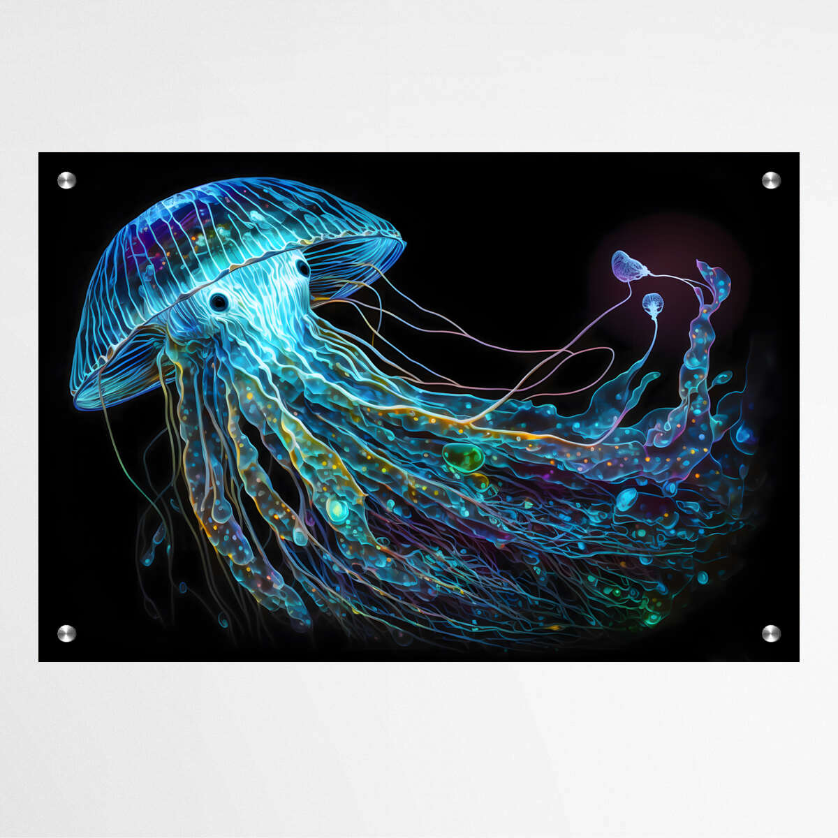 The Raiden Jelly Fish | Sea Life Wall Art Prints - The Canvas Hive