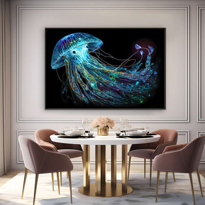 The Raiden Jelly Fish | Sea Life Wall Art Prints - The Canvas Hive