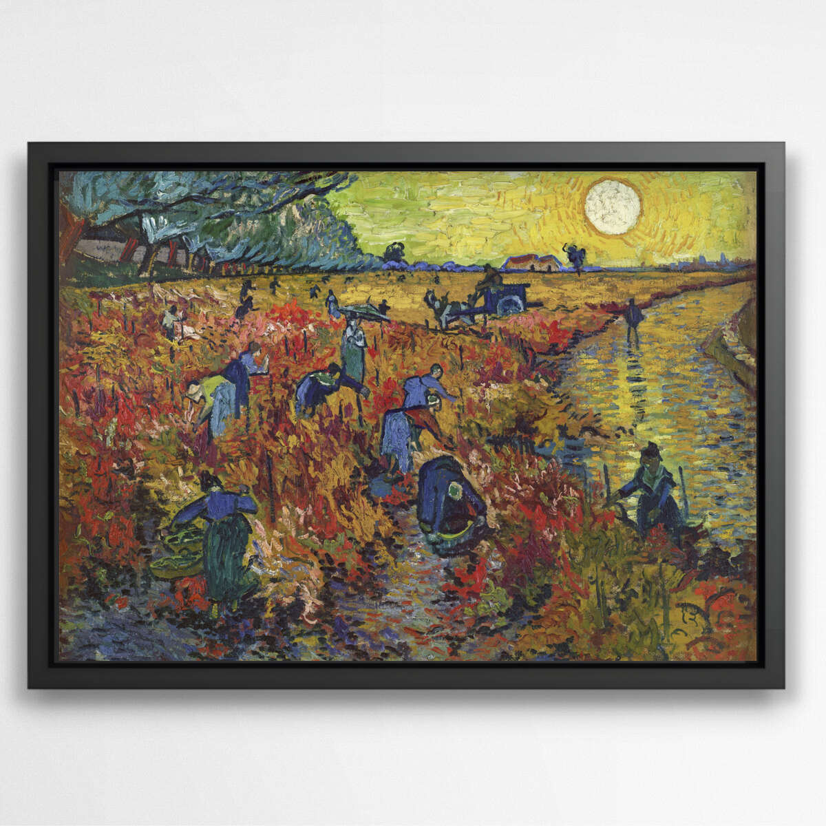 The Red Vineyard by Vincent Van Gogh | Vincent Van Gogh Wall Art Prints - The Canvas Hive