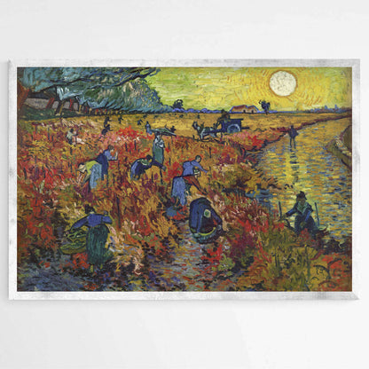 The Red Vineyard by Vincent Van Gogh | Vincent Van Gogh Wall Art Prints - The Canvas Hive