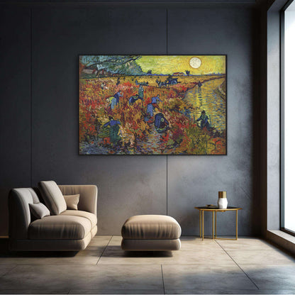 The Red Vineyard by Vincent Van Gogh | Vincent Van Gogh Wall Art Prints - The Canvas Hive