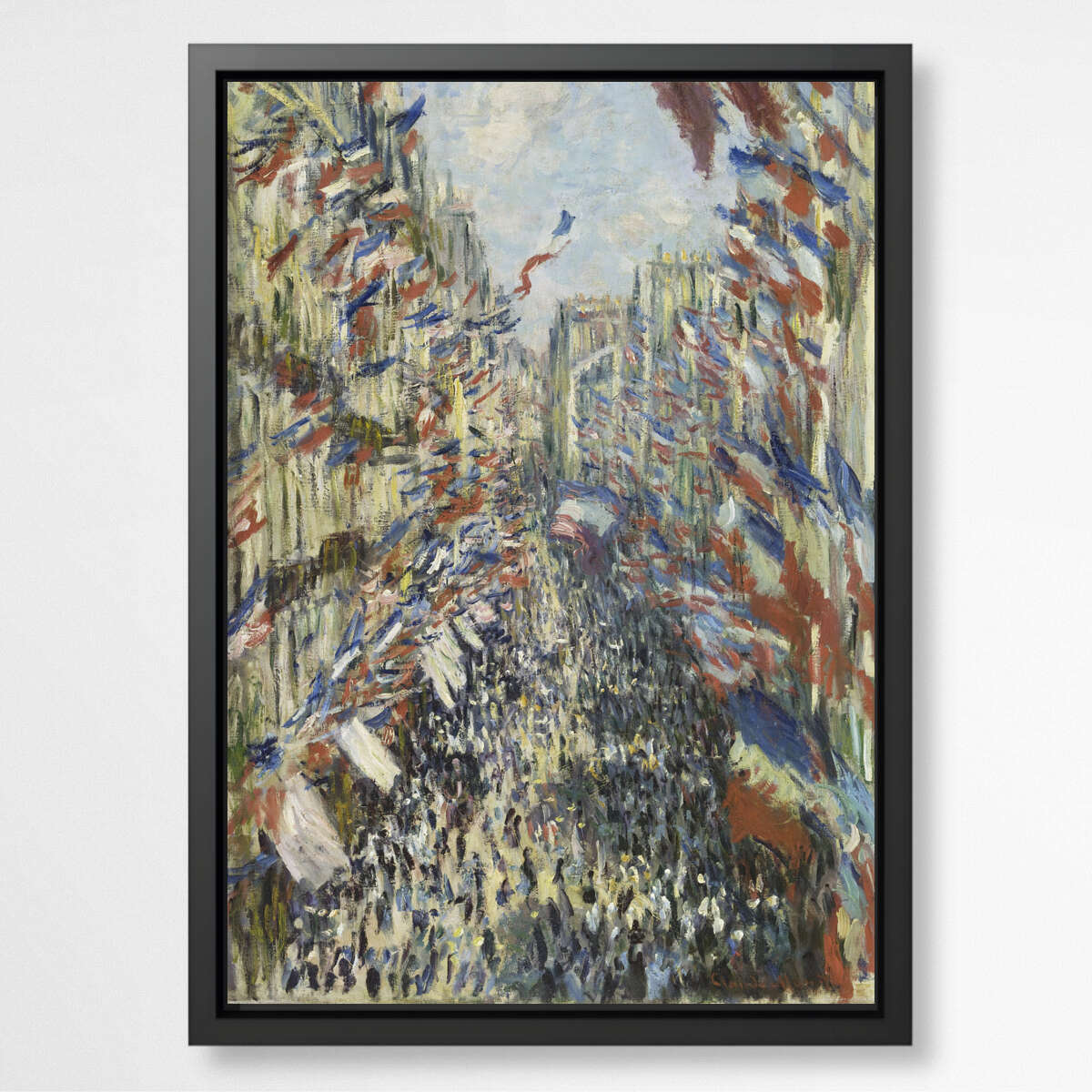 The Rue Montorgueil in Paris by Claude Monet | Claude Monet Wall Art Prints - The Canvas Hive