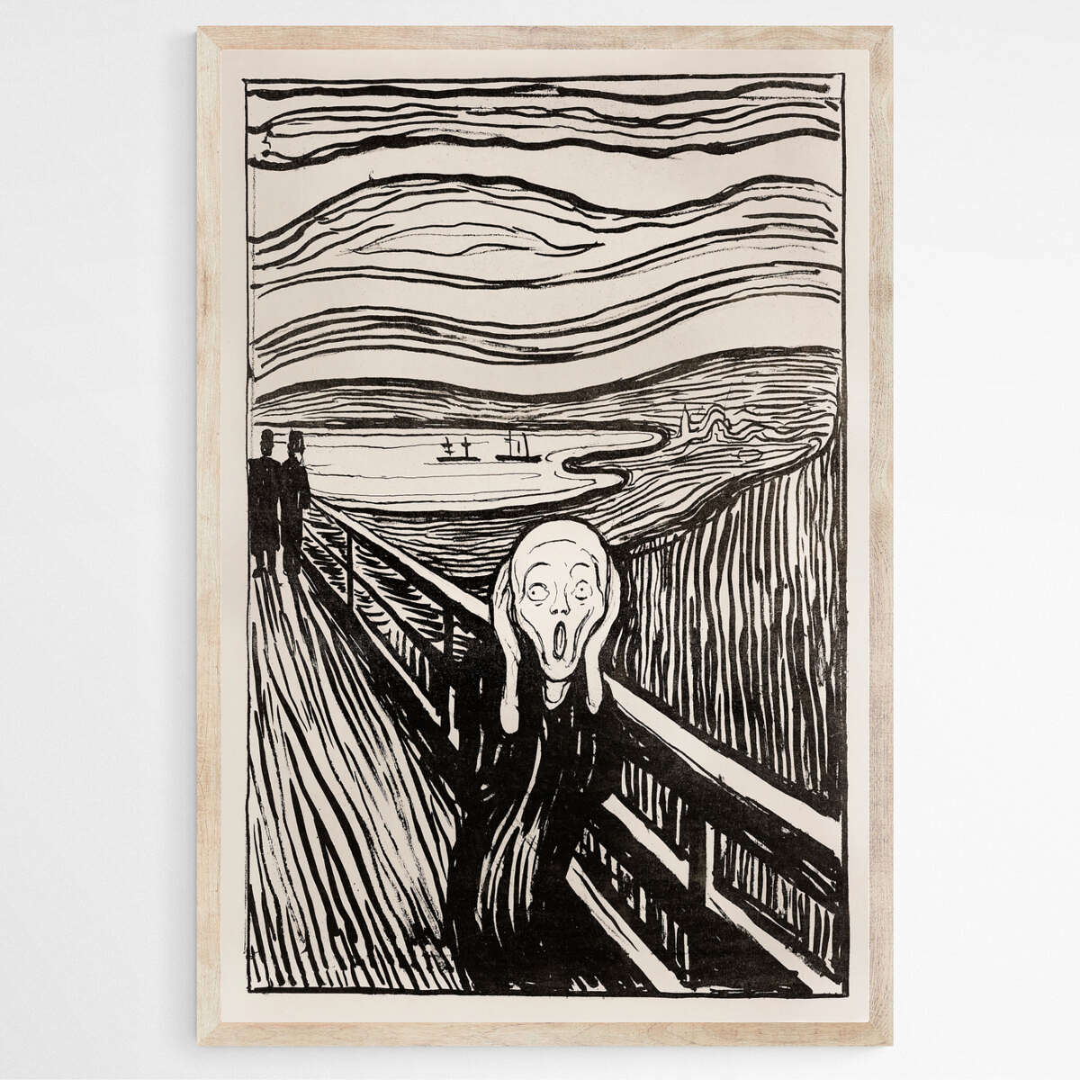 The Scream by Edvard Munch. | Famous Paintings Wall Art Prints - The Canvas Hive