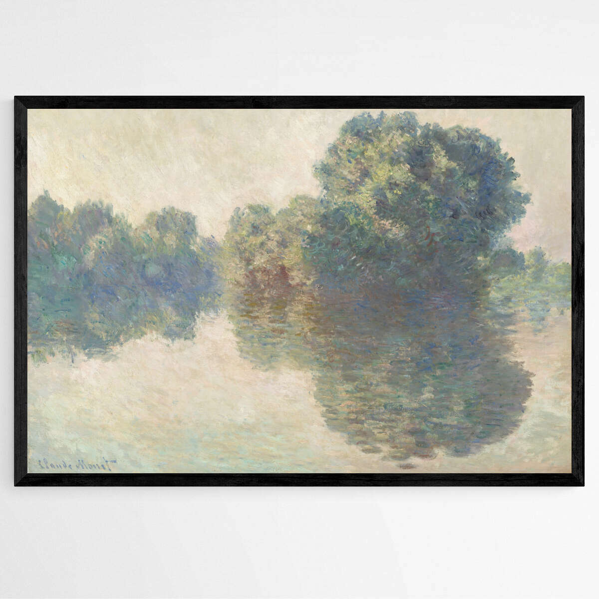 The Seine at Giverny by Claude Monet | Claude Monet Wall Art Prints - The Canvas Hive