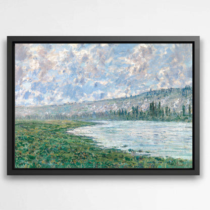 The Seine at Vetheuil by Claude Monet | Claude Monet Wall Art Prints - The Canvas Hive