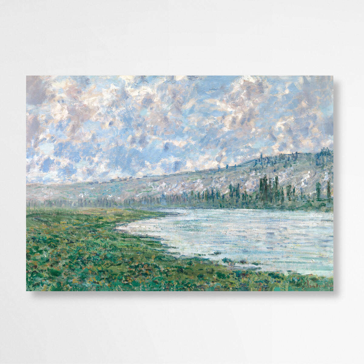 The Seine at Vetheuil by Claude Monet | Claude Monet Wall Art Prints - The Canvas Hive